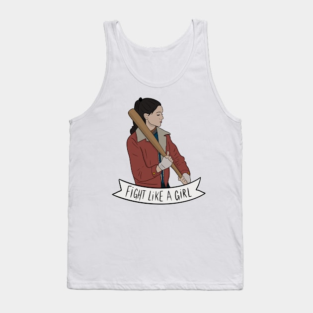 Fight Like Nancy Tank Top by byebyesally